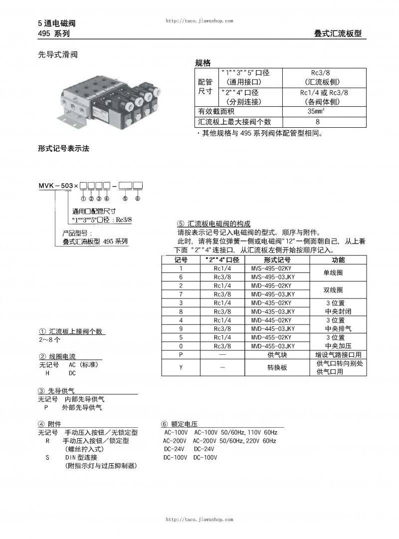 日本TACO電磁閥、雙位閥選型手冊（中文版）_頁面_08