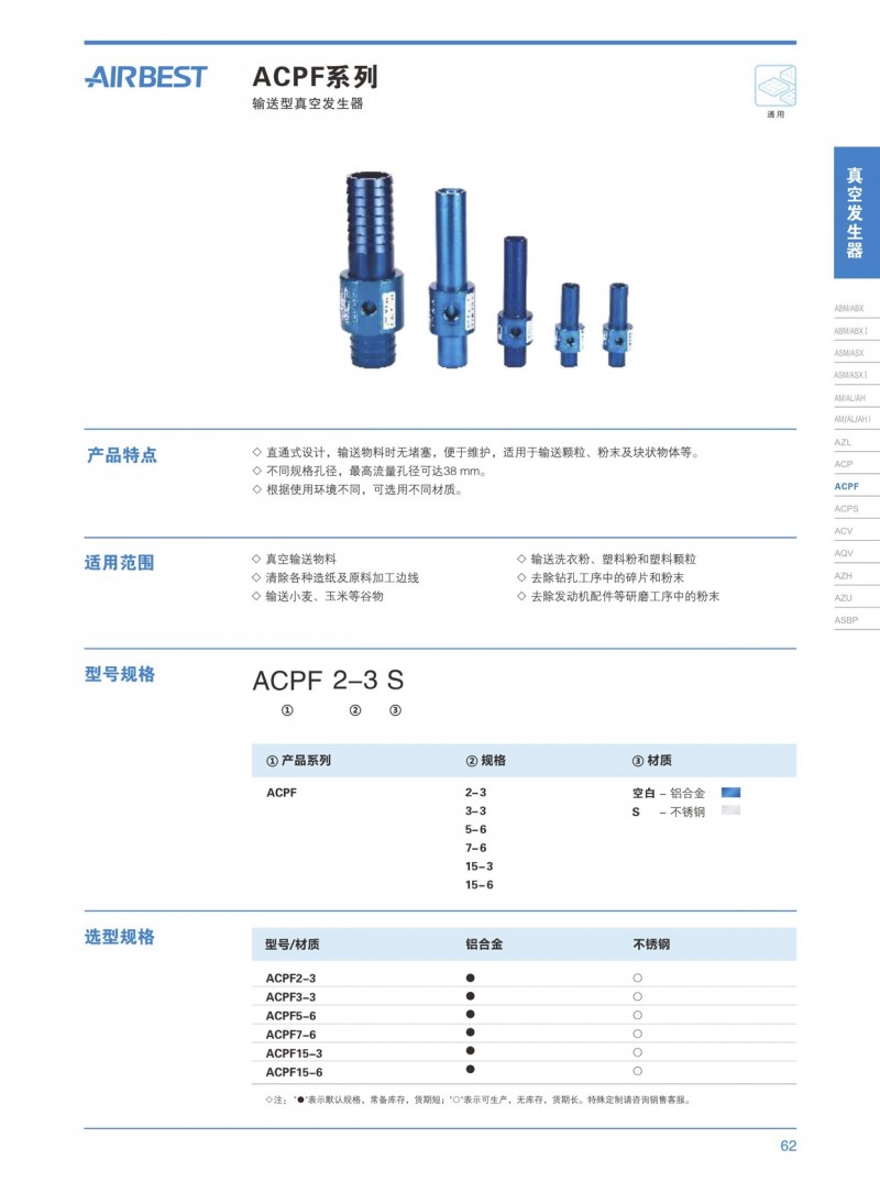 CAAP真空發生器