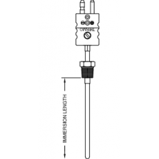 THERMO ELECTRIC 帶快速斷開連接器的熱電偶系列