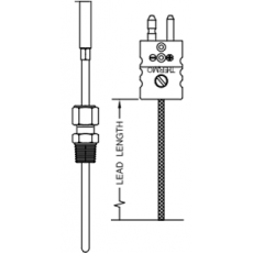 THERMO ELECTRIC 帶玻璃纖維引線的熱電偶系列