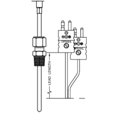 THERMO ELECTRIC 帶 PVC 引線的熱電偶系列