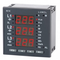 LUMEL 三相網絡參數表N14系列