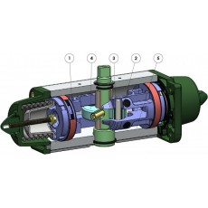 ACTUATECH 鋁制單效氣動執行器GS型系列