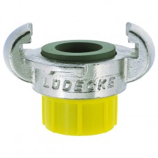 LUDECKE 帶螺紋保護帽的爪形聯軸器DIN 3489系列
