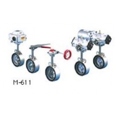 KURIMOTO 對夾式橡膠密封蝶閥M-611系列
